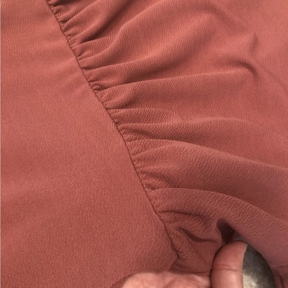 Mauve pink size large midi dress - Picture 2 of 3